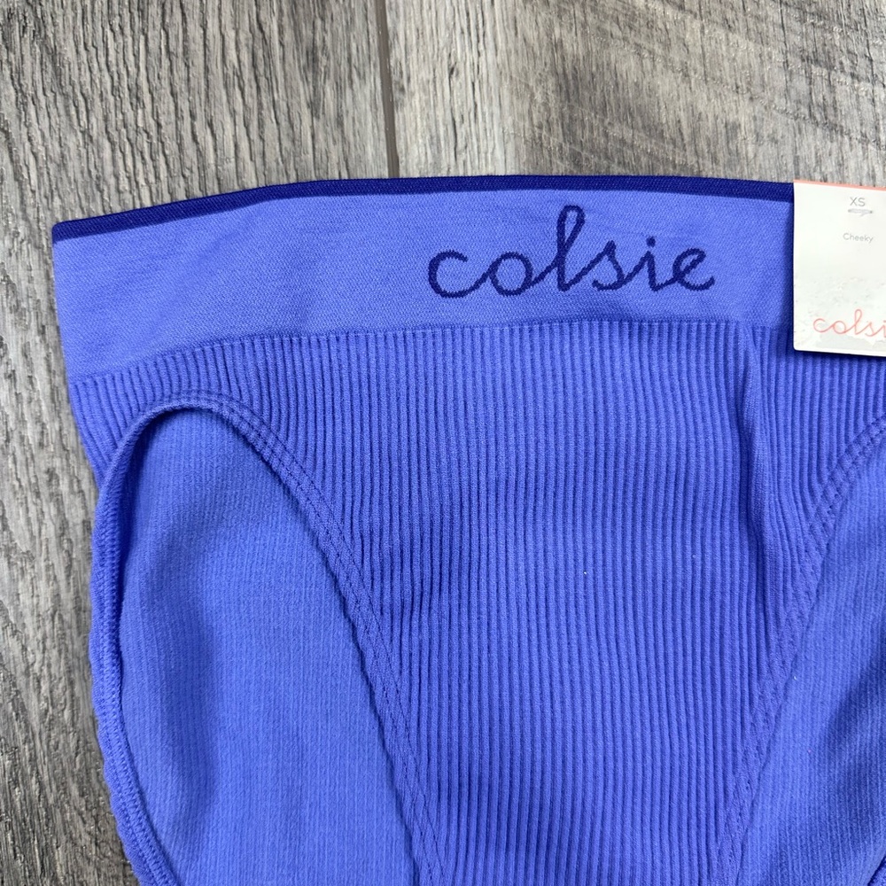 Colsie Purple Ribbed Underwear - Picture 4 of 9